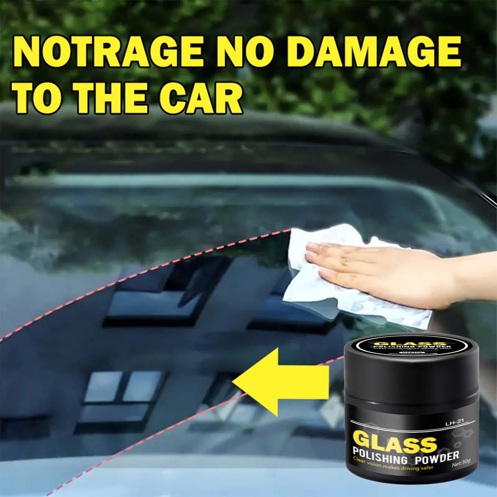 Glass Polishing Cerium Oxide Scratch Kit - Ceroxid-Pulver für Glaspolitur, Auto-Fenster- und Spiegelreparatur-Set,
