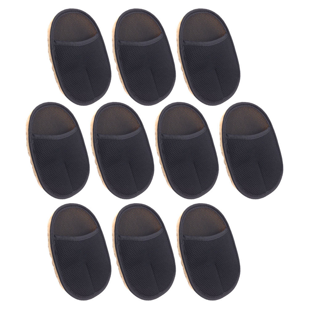 Car Detailing Wash Mitt Microfiber Wool - 10 Stück Woll-Autowaschhandschuhe, hochwertige, weiche Mikrofaser-Detailhandschuhe