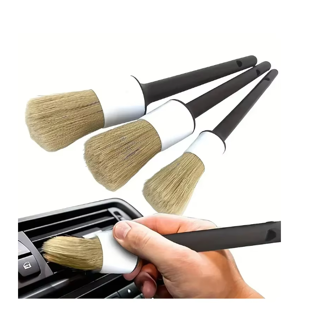 3-teiliges Auto-Detailing-Bürs – Car Detailing Brush Set Boar Hair Interior Bewertung und Preis