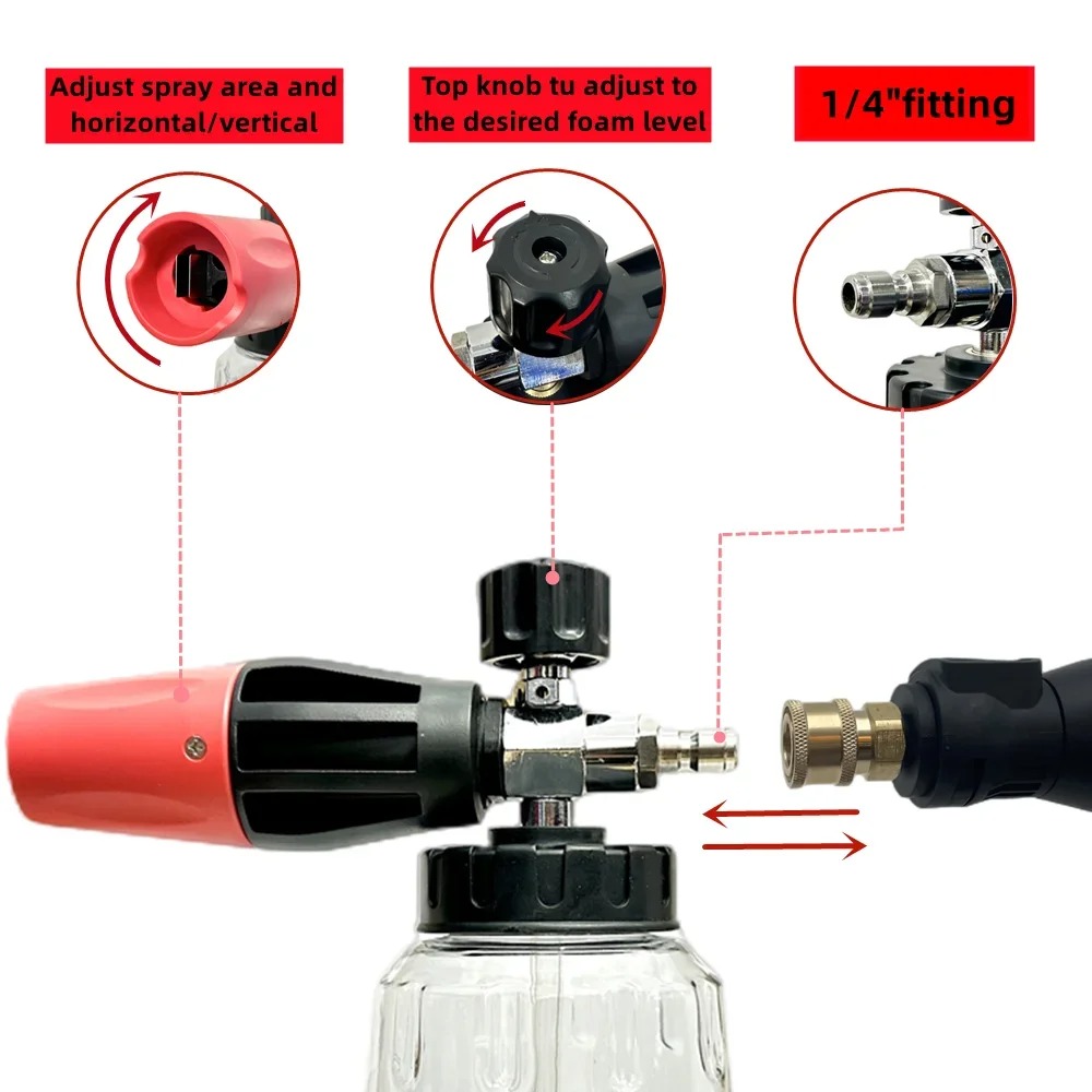 1 Stück Verstellbare PA-Schaum – Foam Cannon Pressure Washer Wide Mouth Bewertung und Preis