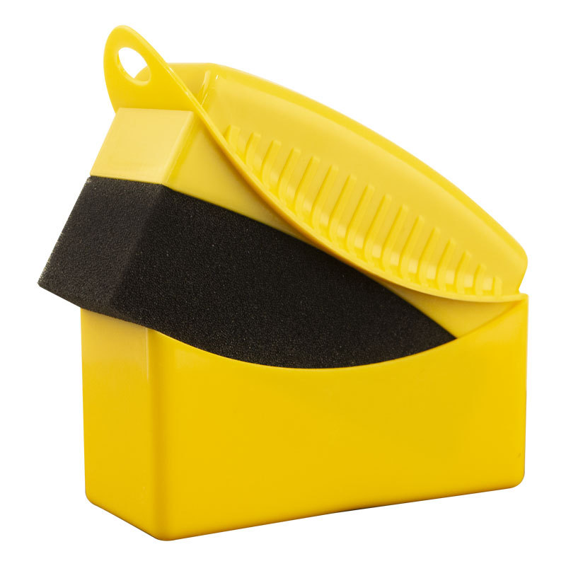 Gebogener Reifenglanz-Applikat – Tire Shine Applicator Curved Sponge Brush Bewertung und Preis