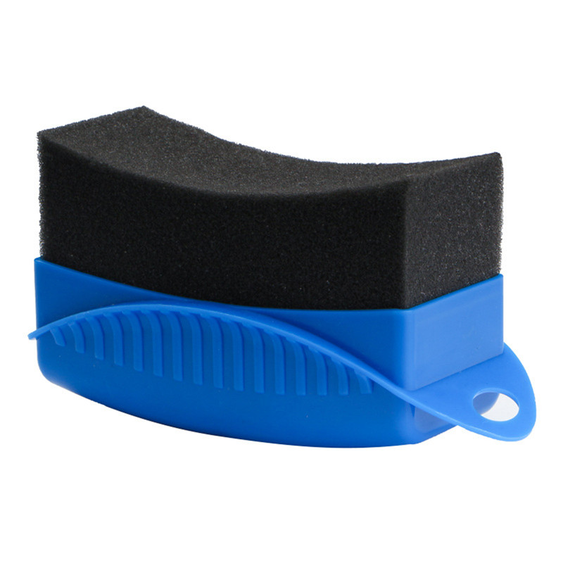 Gebogener Reifenglanz-Applikat – Tire Shine Applicator Curved Sponge Brush Bewertung und Preis