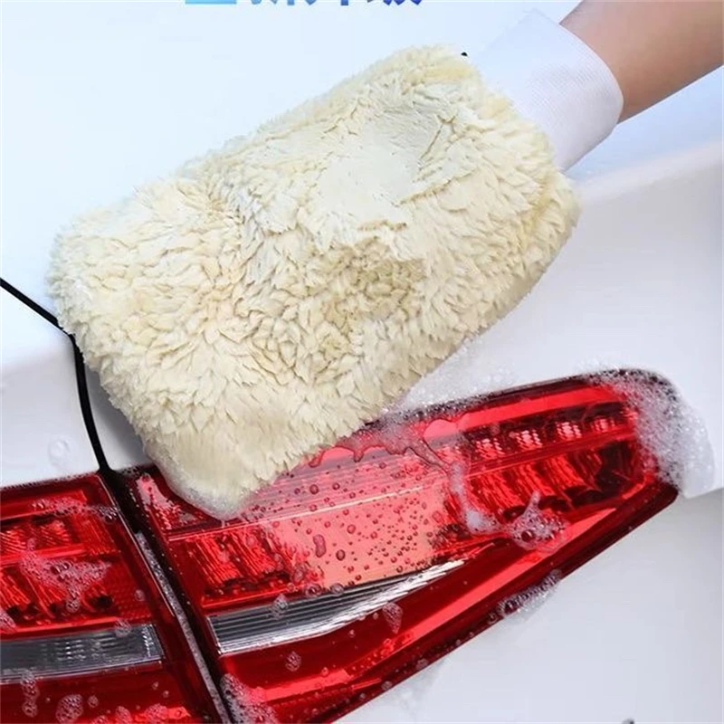 1-10 stücke Mikrofaser Auto Wa – Car Detailing Wash Mitt Microfiber Wool Bewertung und Preis