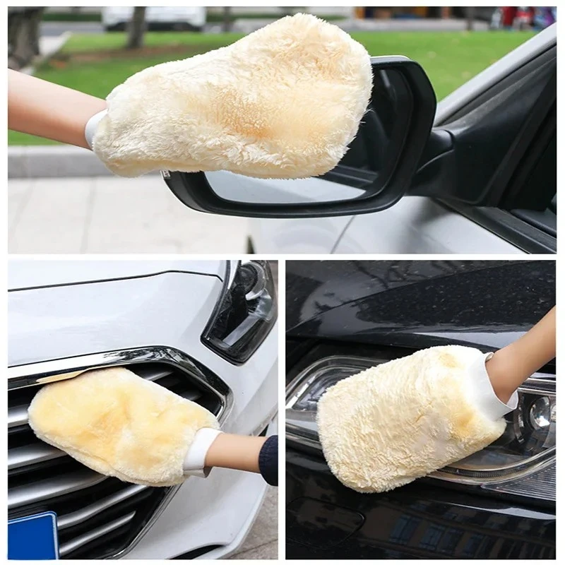 1-10 stücke Mikrofaser Auto Wa – Car Detailing Wash Mitt Microfiber Wool Bewertung und Preis