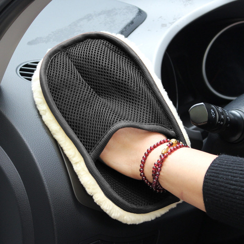 Dicker Bärenpfoten-Autowaschha – Car Detailing Wash Mitt Microfiber Wool Bewertung und Preis