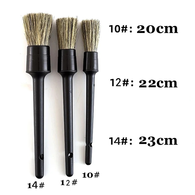 50er-Set 3-teilig Auto-Detaili – Car Detailing Brush Set Boar Hair Interior Bewertung und Preis