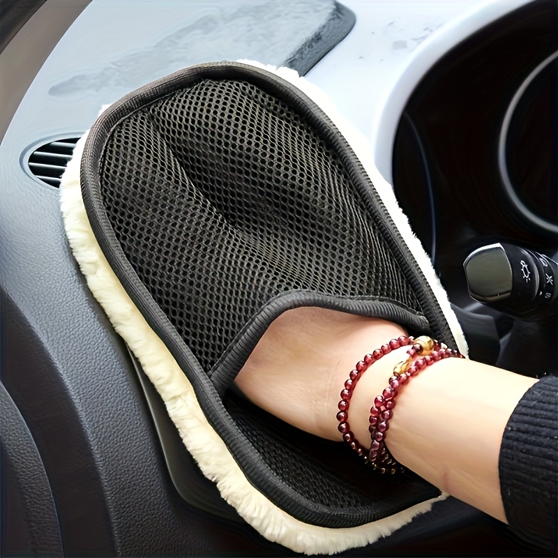 Mikrofaser-Woll-Autowaschhands – Car Detailing Wash Mitt Microfiber Wool Bewertung und Preis