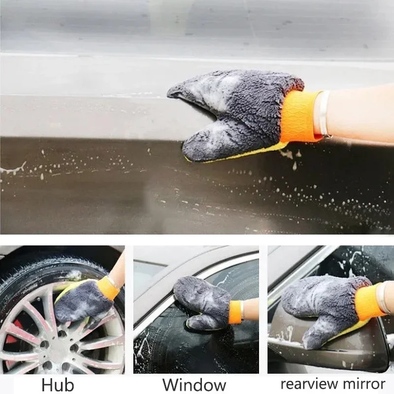 Autopolier- und Waschhandschuh – Car Detailing Wash Mitt Microfiber Wool Bewertung und Preis