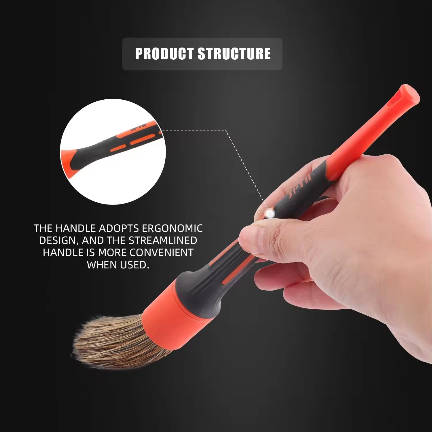 SPTA 5-teiliges Set mit weiche – Car Detailing Brush Set Boar Hair Interior Bewertung und Preis