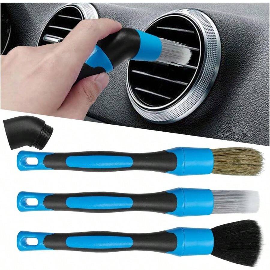 3-teiliges Auto-Detailing-Bürs – Car Detailing Brush Set Boar Hair Interior Bewertung und Preis