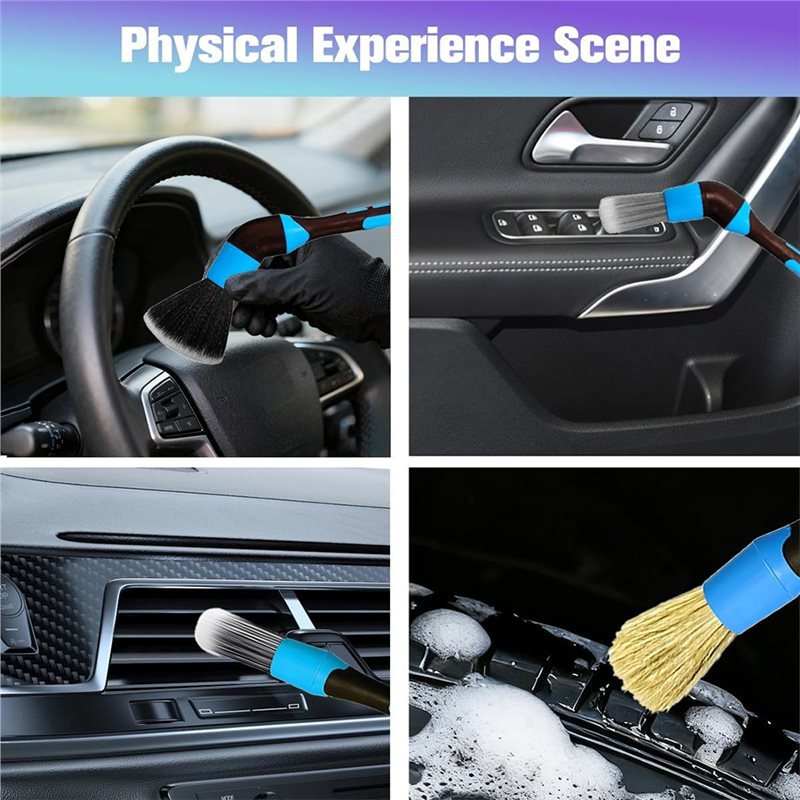 ABNL Auto-Detailing-Bürstenset – Car Detailing Brush Set Boar Hair Interior Bewertung und Preis