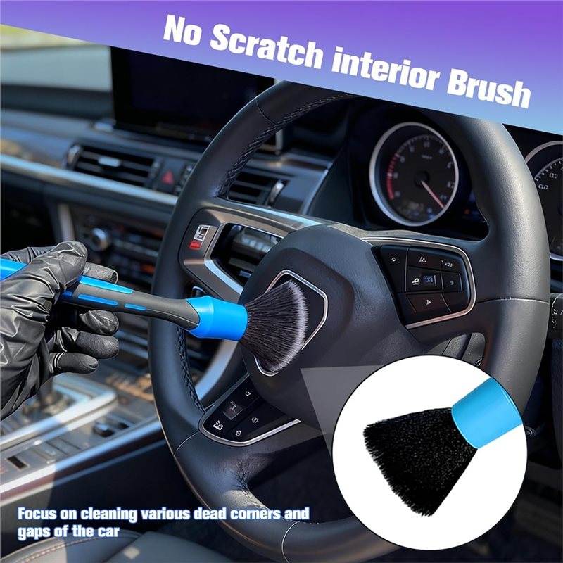 ABNL Auto-Detailing-Bürstenset – Car Detailing Brush Set Boar Hair Interior Bewertung und Preis